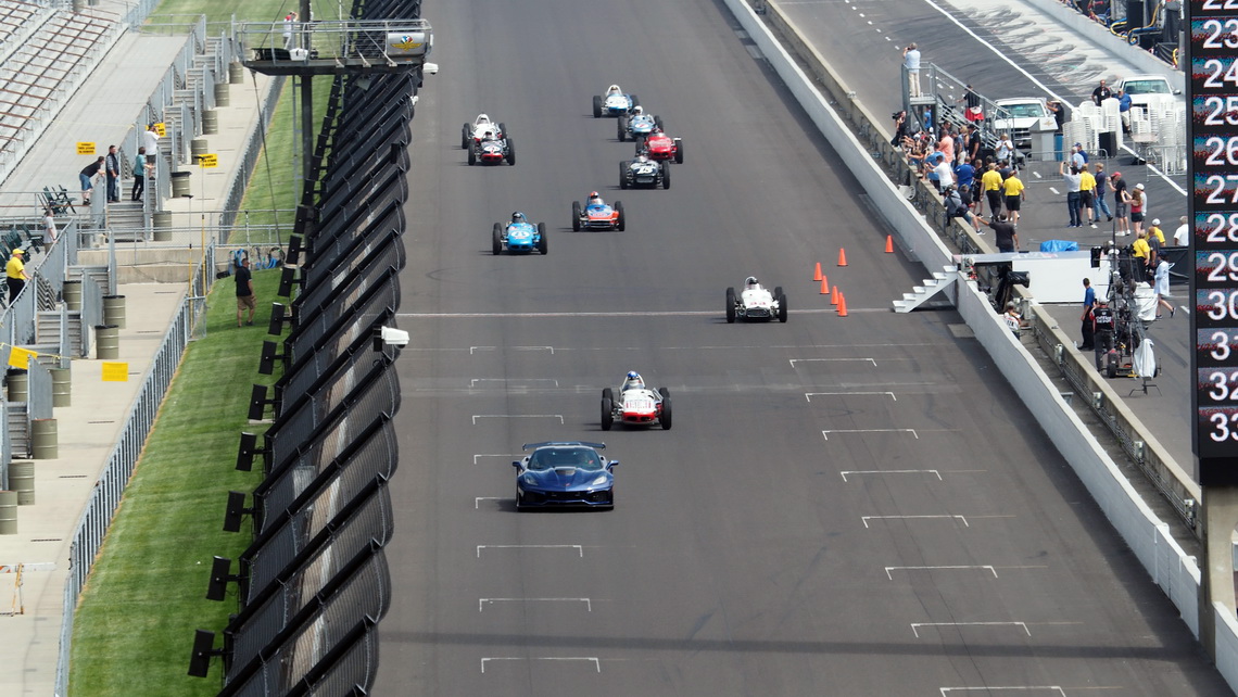 Indycar storiche in pista